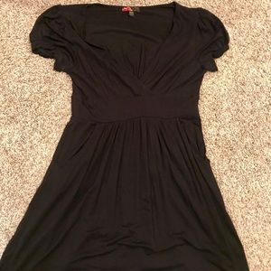 Black Short-Sleeve Tunic